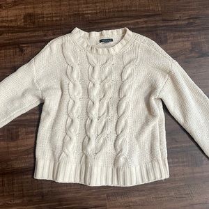 cream american eagle sweater xs